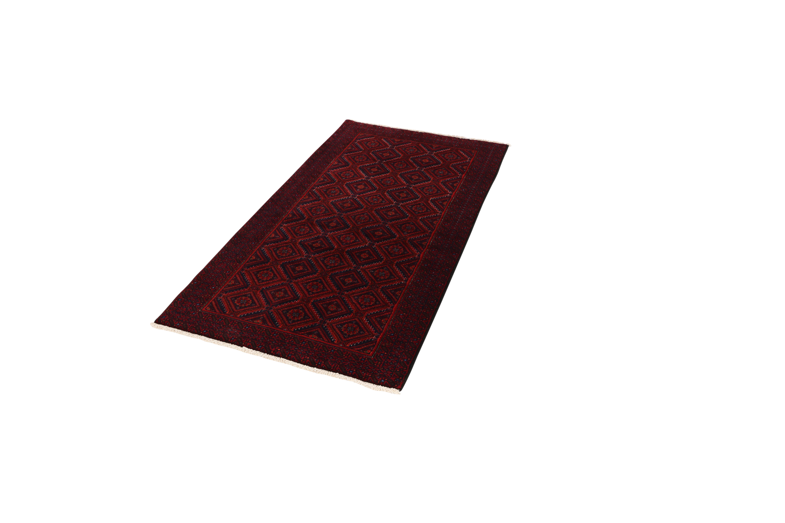 Belutch — Handgefertigt, 162x90 cm, Blau, 100% Virgin Wool | View 6