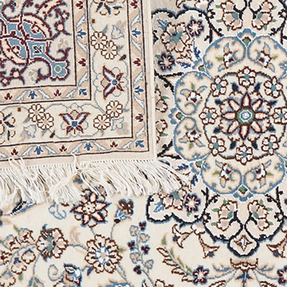 Nain 9La — Handgefertigt, 151x102 cm, Beige, 100% Virgin Wool | View 7