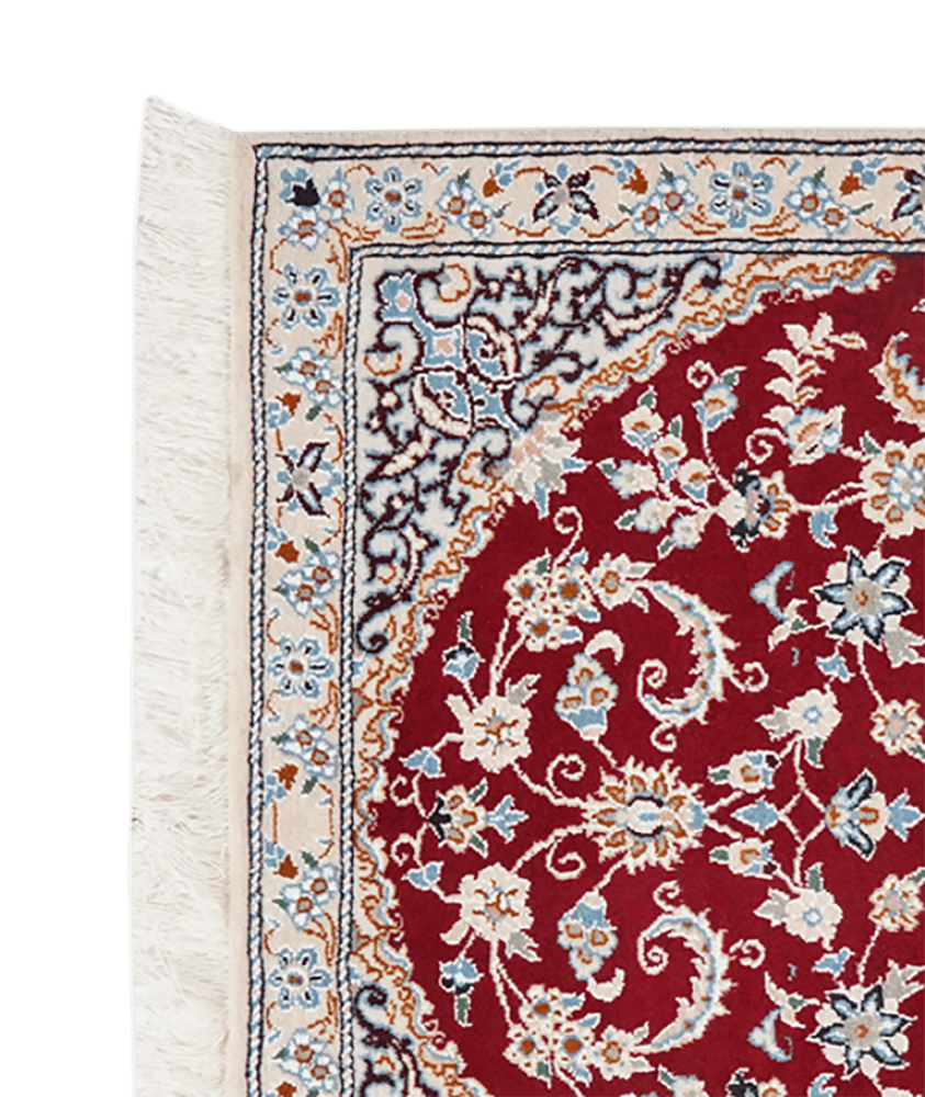 Nain 9La — Hand-knotted, 88x134 cm, Red, 100% Virgin Wool | View 3