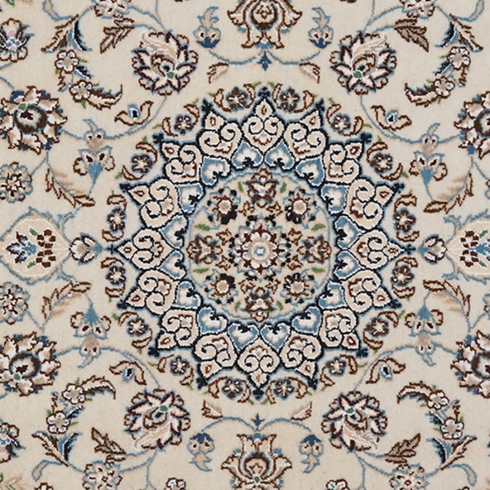 Nain 9La — Hand-knotted, 88x138 cm, Beige, 100% Virgin Wool | View 4