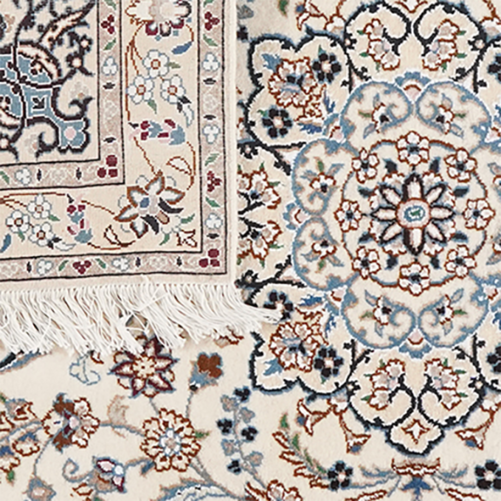 Nain 9La — Handgefertigt, 150x98 cm, Beige, 100% Virgin Wool | View 7