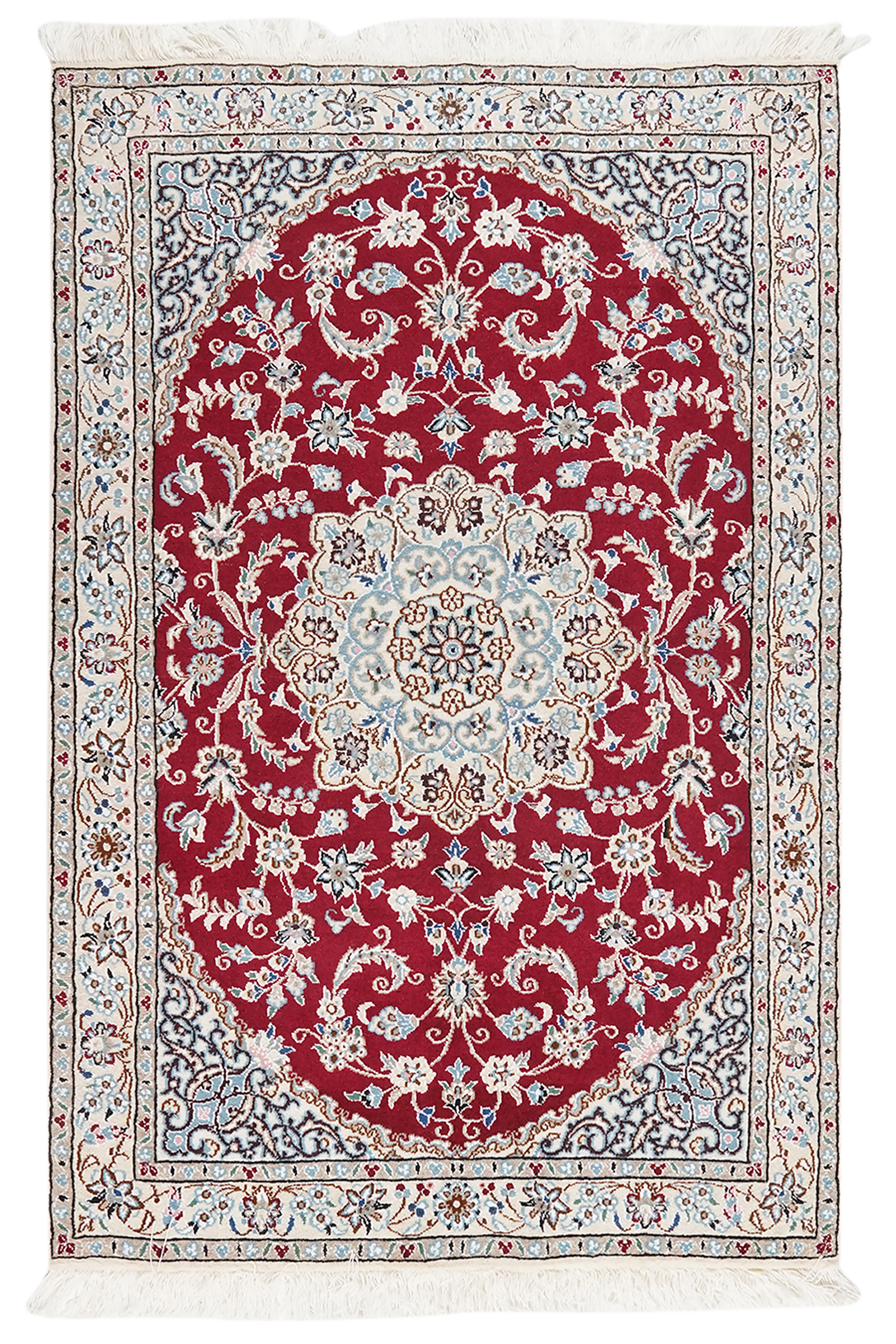 Nain 9La — Handgefertigt, 149x98 cm, Beige, 100% Virgin Wool | Main view