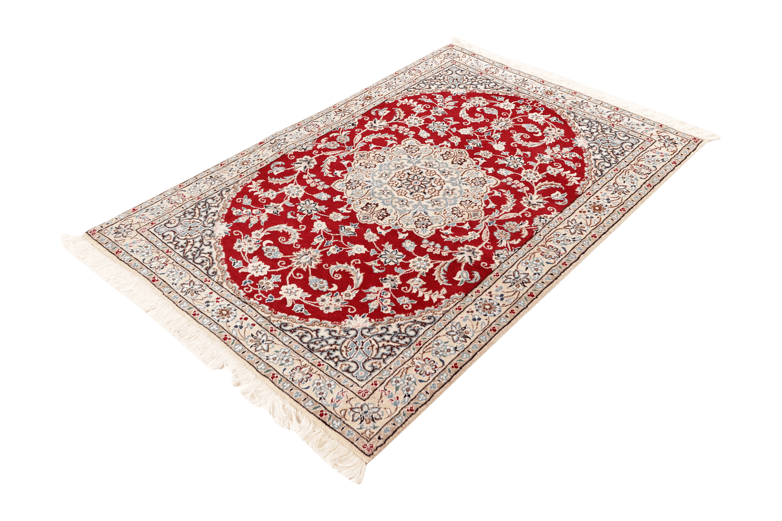 Nain 9La — Hand-knotted, 98x149 cm, Red, 100% Virgin Wool | View 5