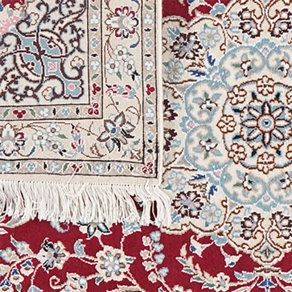 Nain 9La — Hand-knotted, 98x149 cm, Red, 100% Virgin Wool | View 6