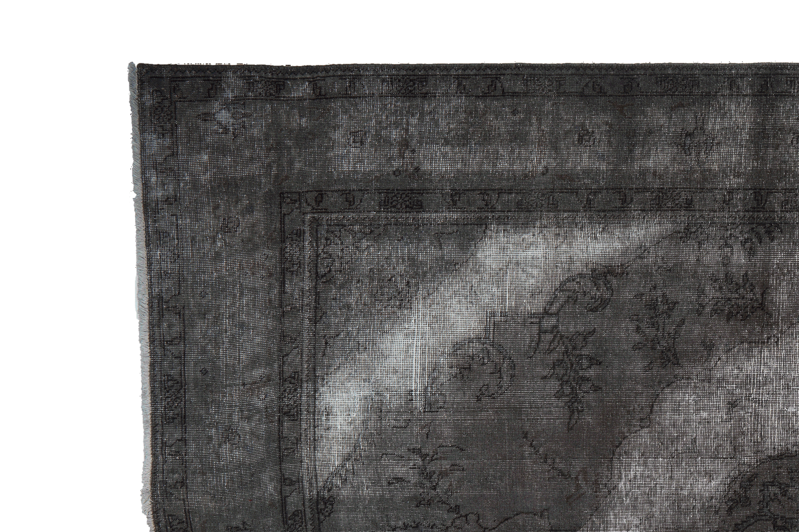 Vintage — Handgefertigt, 294x204 cm, Grau, 100% Virgin Wool | View 4