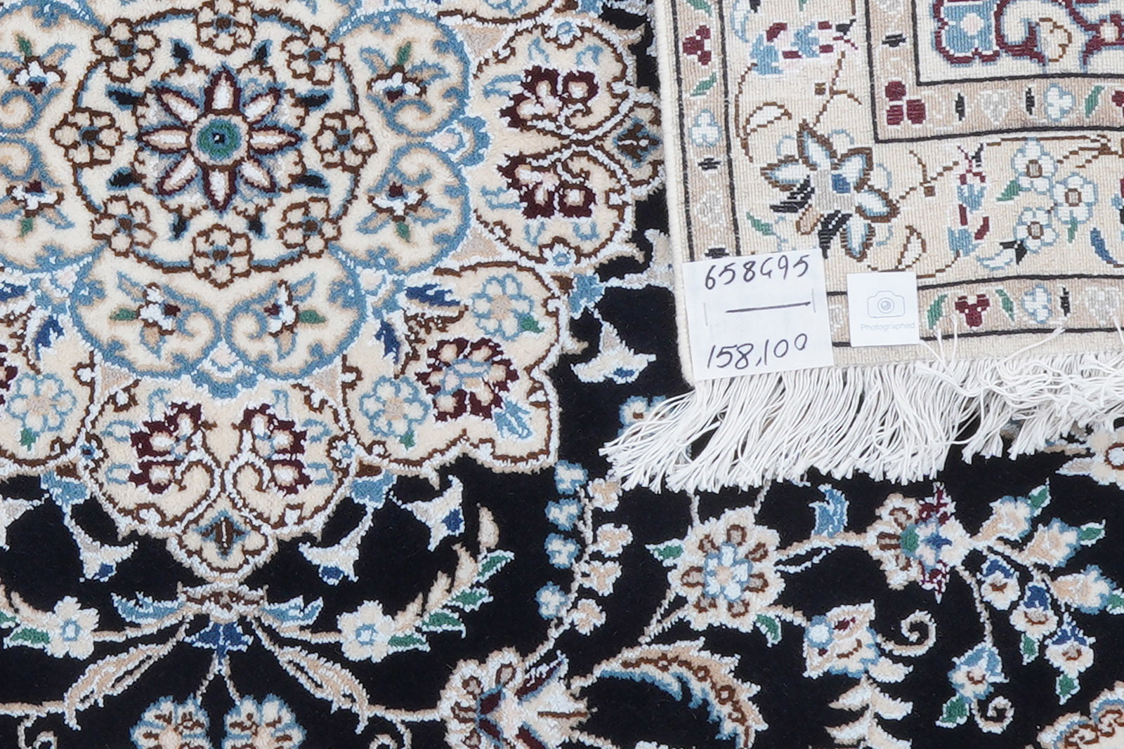 Nain 9La — Handgefertigt, 158x100 cm, Beige, 100% Virgin Wool | View 6