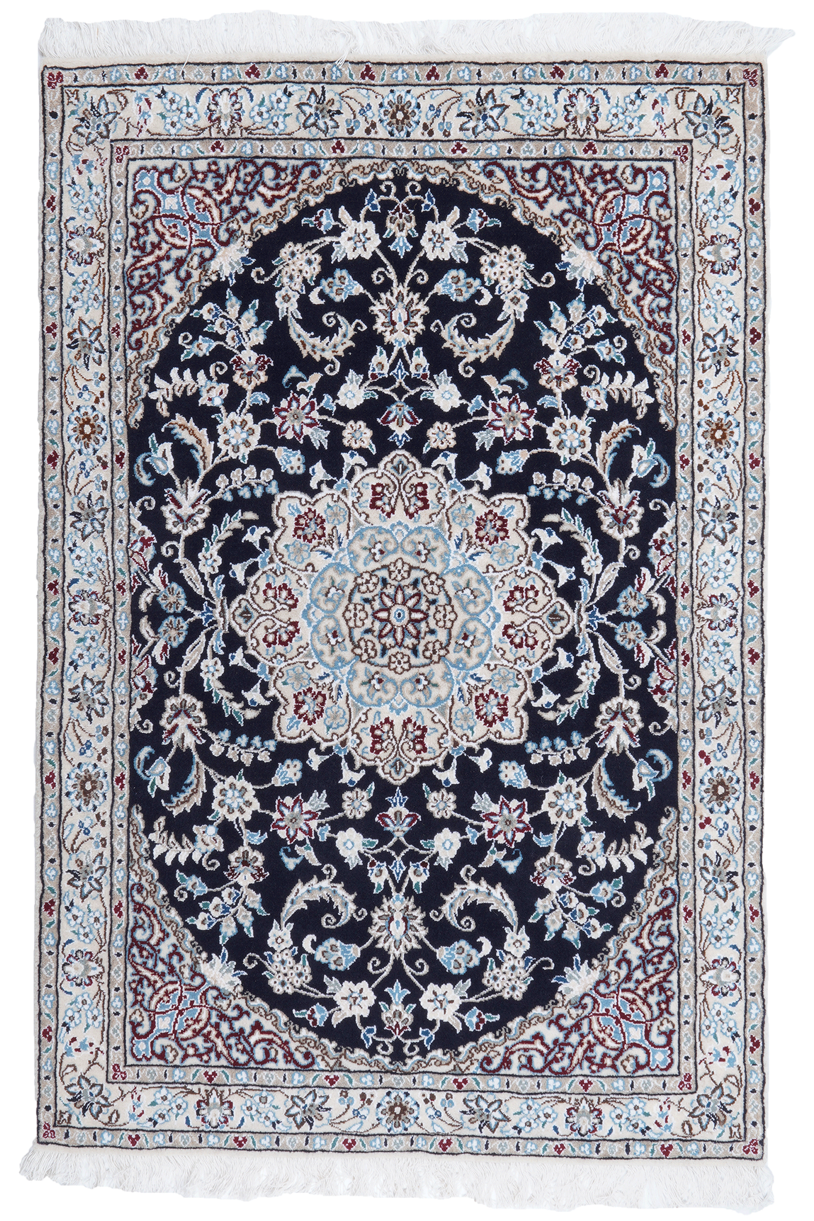 Nain 9La — Handgefertigt, 149x98 cm, Beige, 100% Virgin Wool | Main view