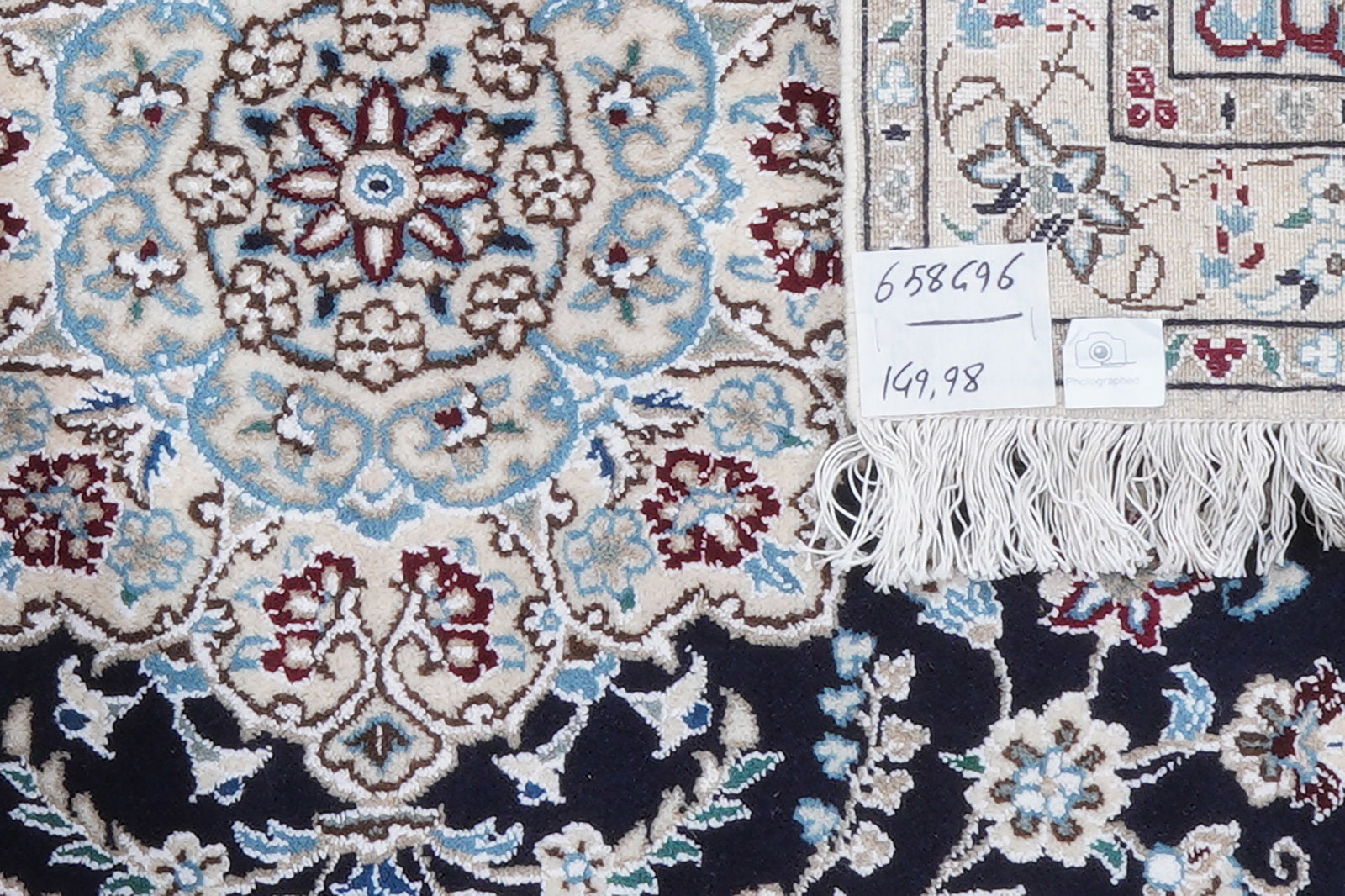 Nain 9La — Handgefertigt, 149x98 cm, Beige, 100% Virgin Wool | View 6