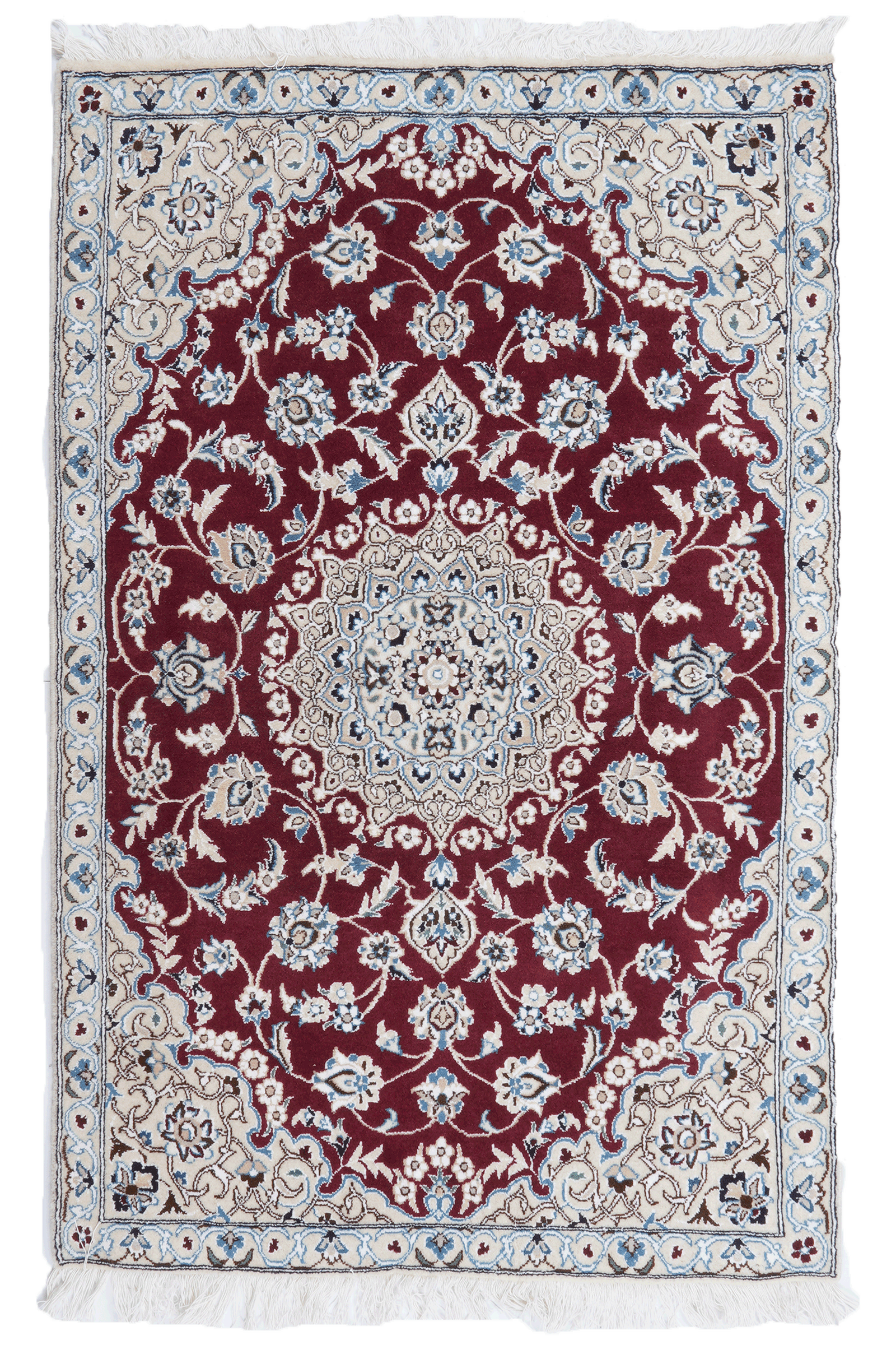 Nain 9La — Handgefertigt, 137x90 cm, Beige, 100% Virgin Wool | Main view