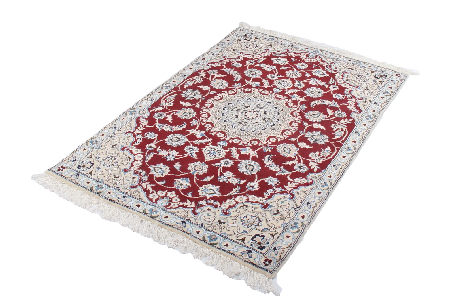 Nain 9La — Hand-knotted, 90x137 cm, Red, 100% Virgin Wool | View 4