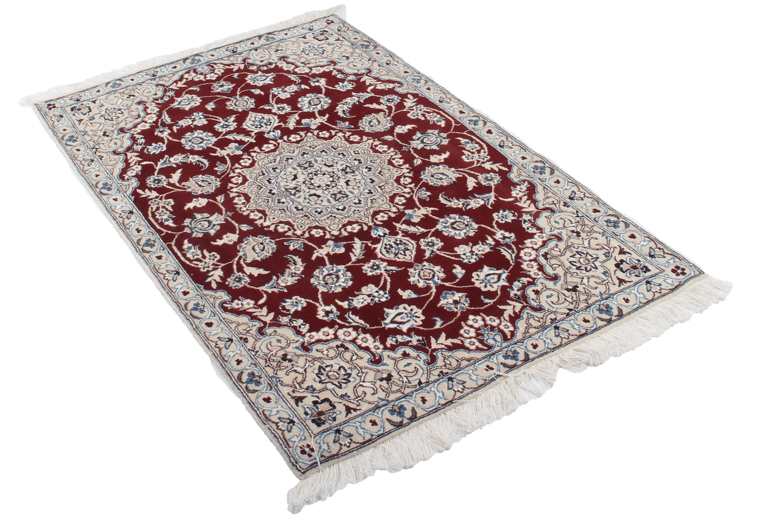 Nain 9La — Hand-knotted, 90x137 cm, Red, 100% Virgin Wool | View 5