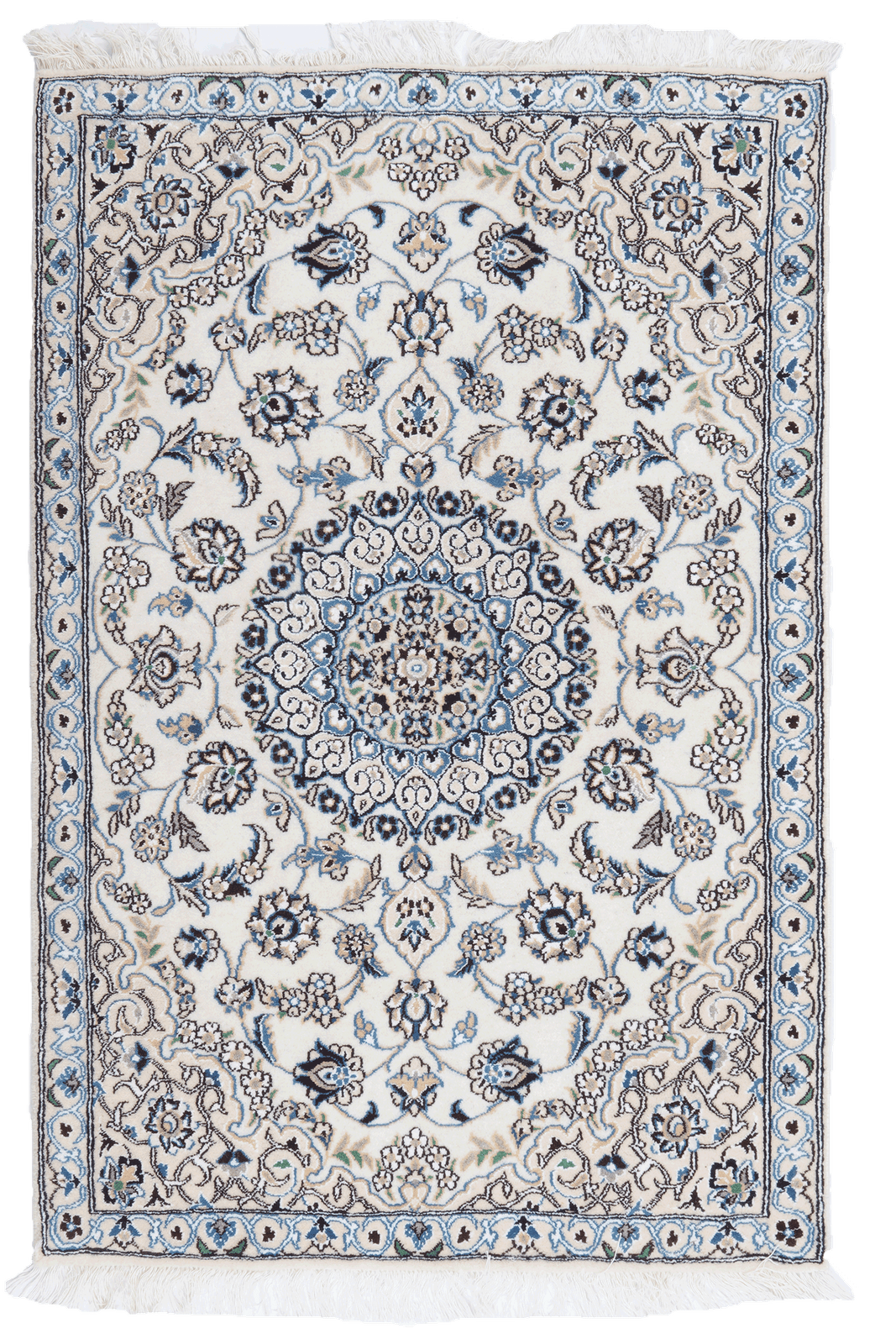 Nain 9La — Hand-knotted, 89x136 cm, Beige, 100% Virgin Wool | Main view