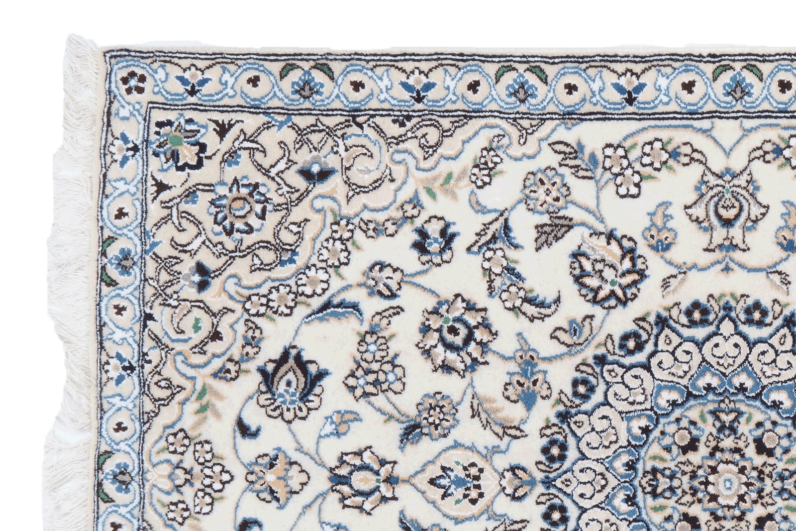 Nain 9La — Hand-knotted, 89x136 cm, Beige, 100% Virgin Wool | View 3