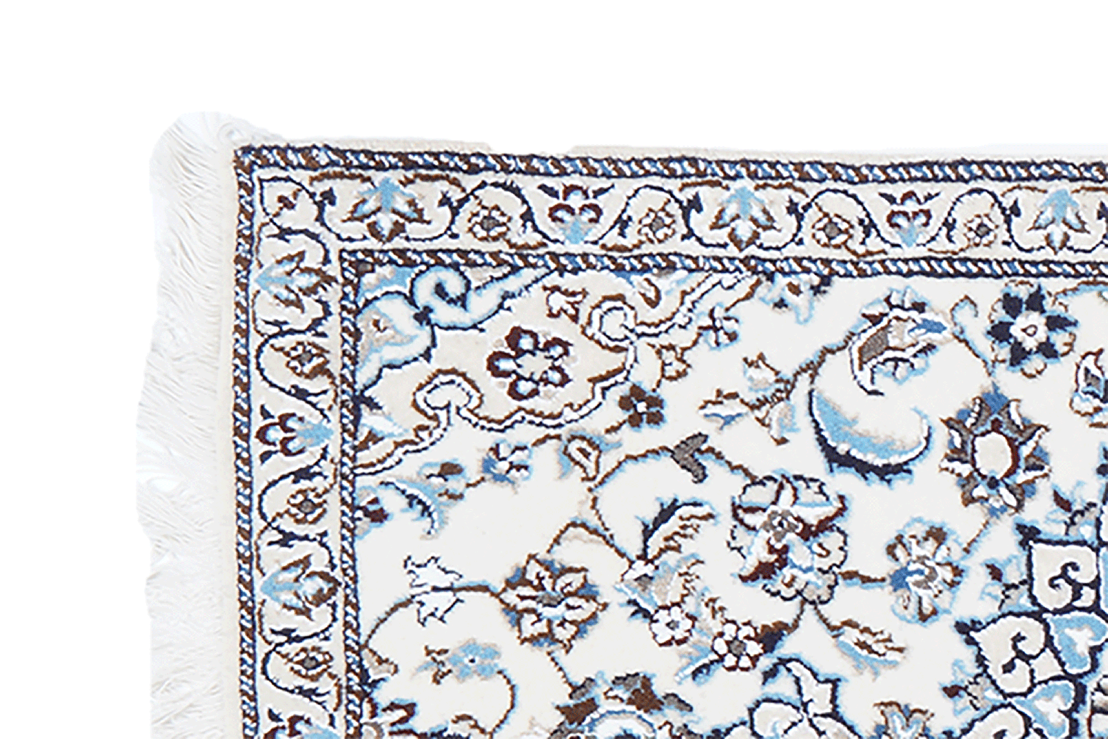 Nain 9La — Hand-knotted, 61x199 cm, Beige, 100% Virgin Wool | View 3