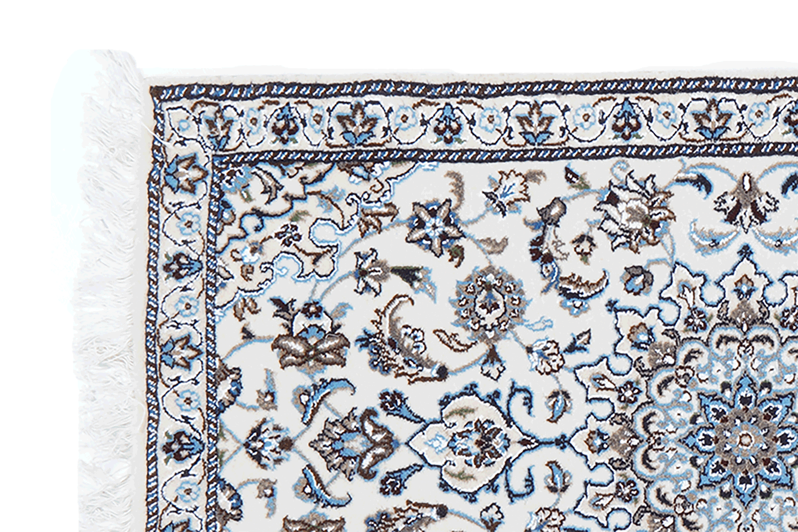 Nain 9La — Handgefertigt, 202x64 cm, Beige, 100% Virgin Wool | View 4