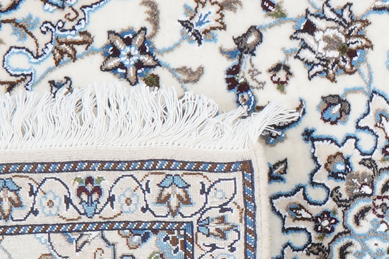 Nain 9La — Handgefertigt, 202x64 cm, Beige, 100% Virgin Wool | View 7