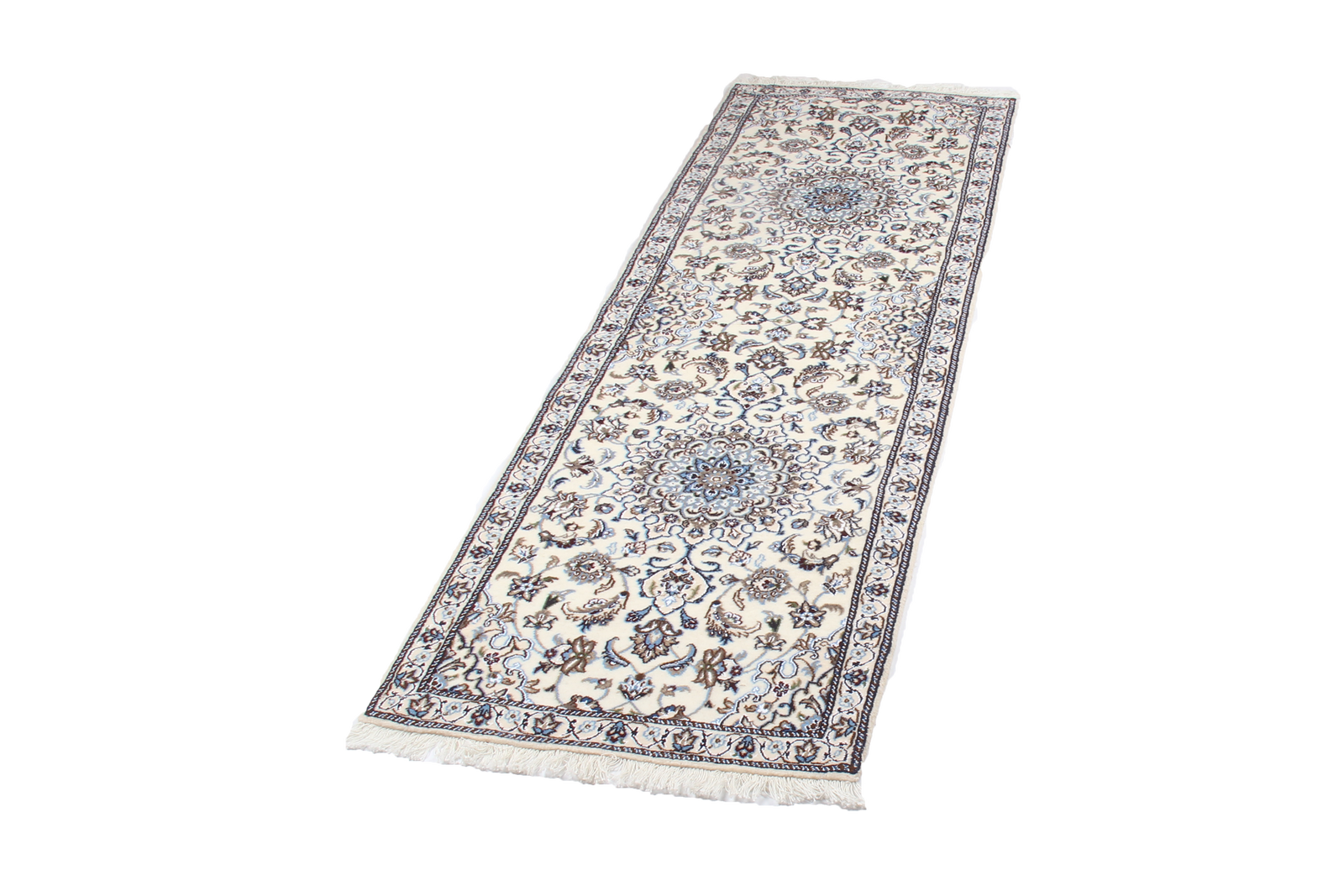 Nain 9La — Handgefertigt, 202x64 cm, Beige, 100% Virgin Wool | View 8