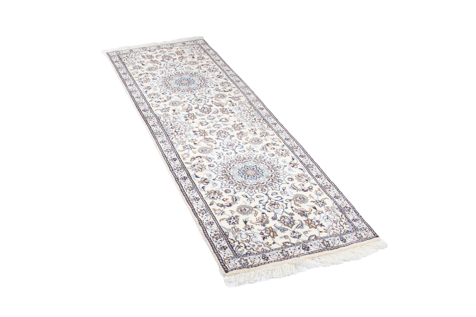 Nain 9La — Handgefertigt, 202x64 cm, Beige, 100% Virgin Wool | View 9