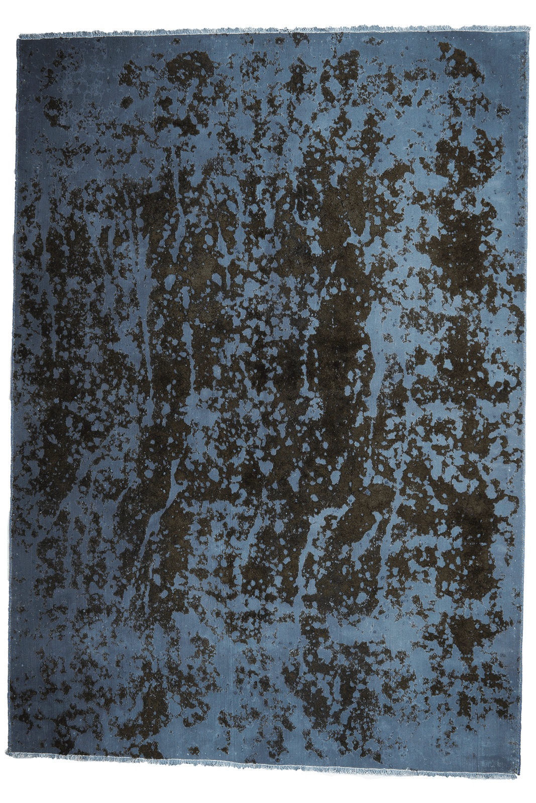 Vintage — Hand-knotted, 184x263 cm, Blue, 100% Virgin Wool | Main view