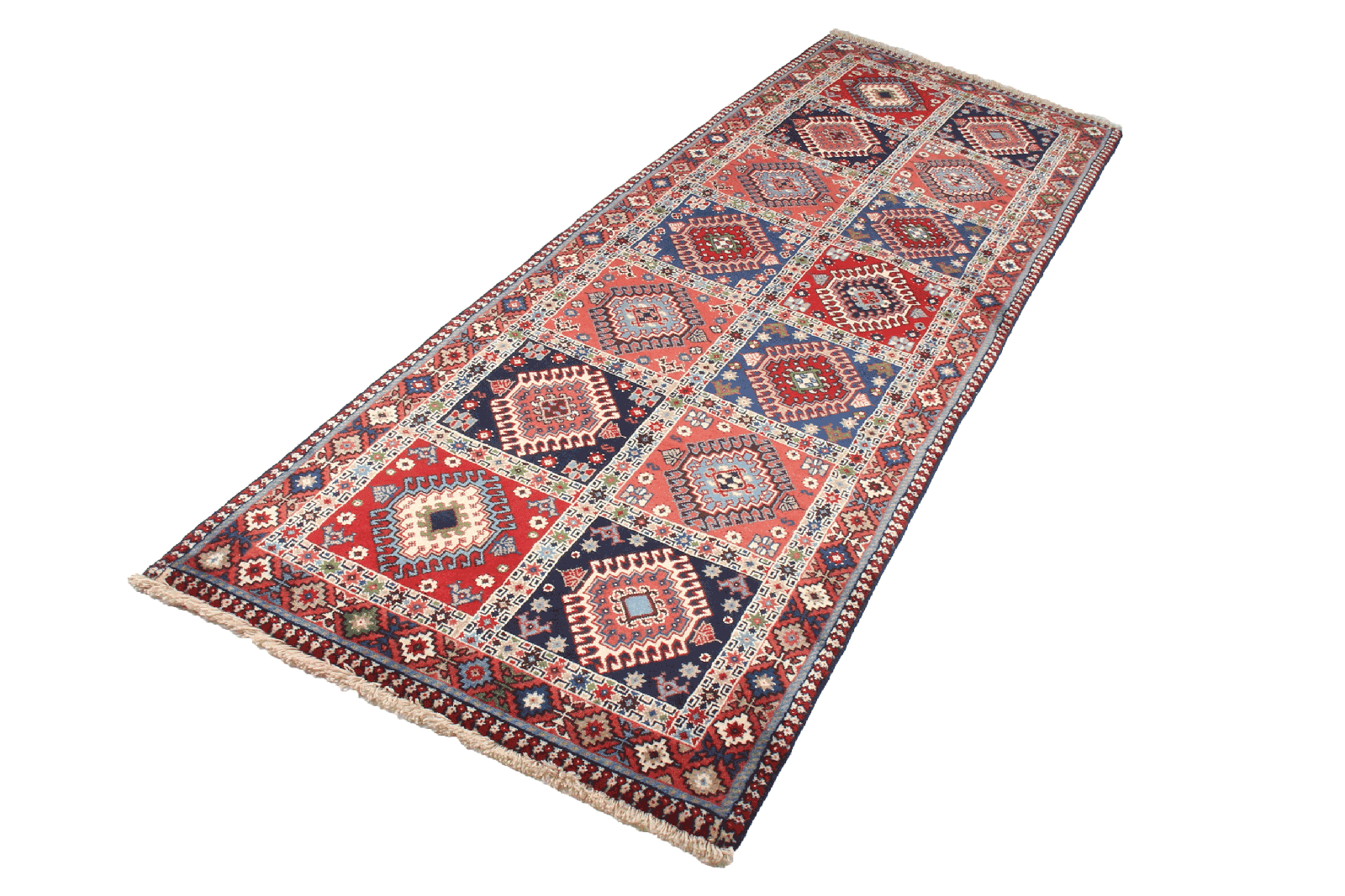 Yalameh — Hand-knotted, 83x285 cm, Multicolor, 100% Virgin Wool | View 4