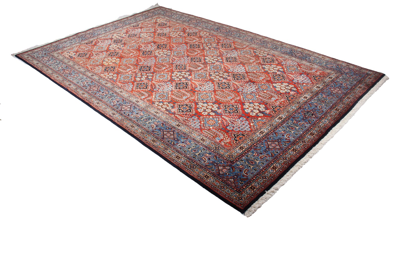 Moud — Hand-knotted, 201x303 cm, Red, 100% Virgin Wool | View 8