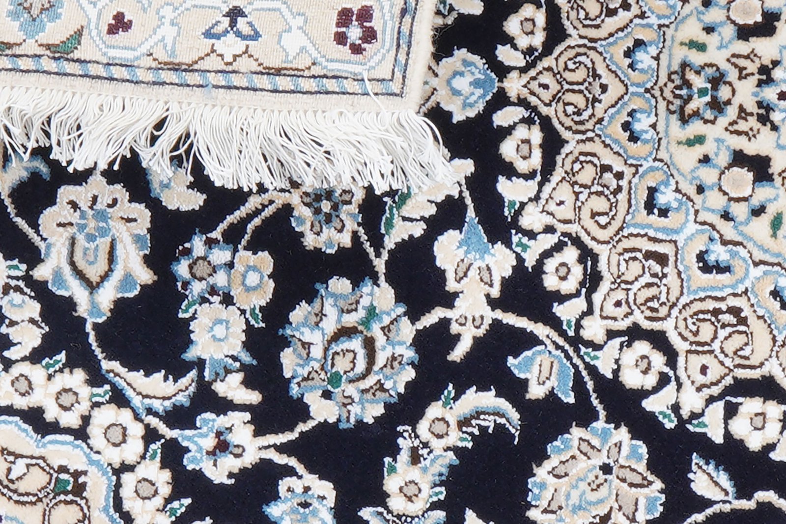 Nain 9La — Hand-knotted, 88x132 cm, Blue, 100% Virgin Wool | View 6