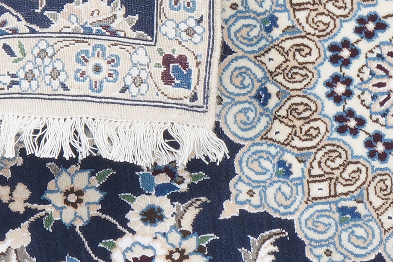 Nain 9La — Hand-knotted, 78x119 cm, Blue, 100% Virgin Wool | View 6