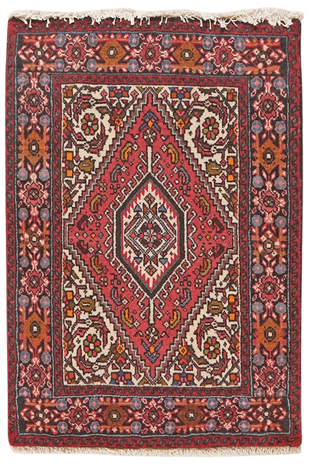 Goltuk — Hand-knotted, 52x75 cm, Red, 100% Virgin Wool | Main view