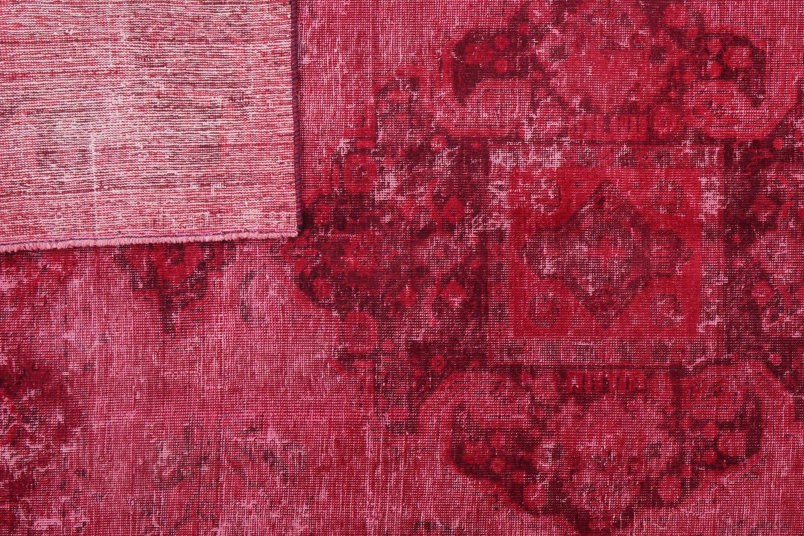 Vintage — Hand-knotted, 192x298 cm, Pink, 100% Virgin Wool | View 6