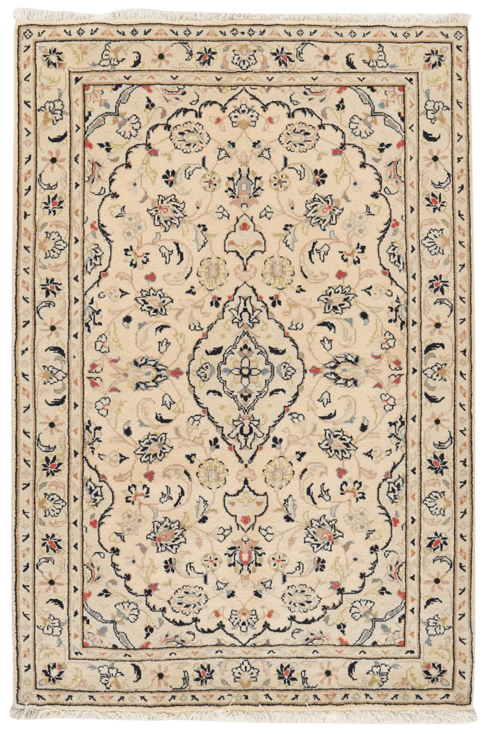 Ardakan — Hand-knotted, 101x153 cm, Beige, 100% Virgin Wool | Main view