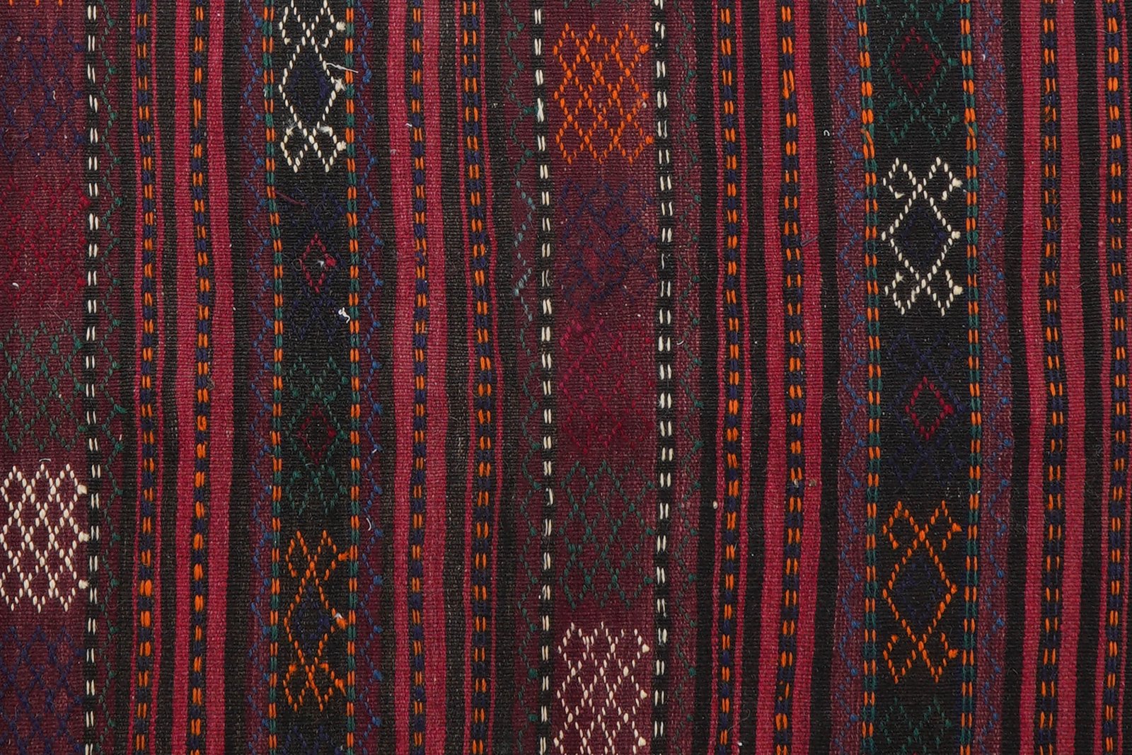 Kelim Kordi Old — Handmade, 132x246 cm, Multicolor, 100% Virgin Wool | View 7