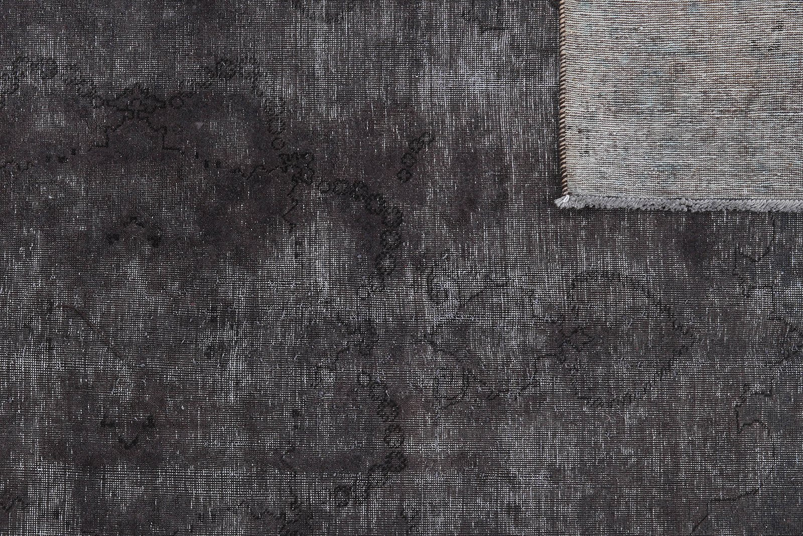 Vintage — Hand-knotted, 185x273 cm, Grey, 100% Virgin Wool | View 6