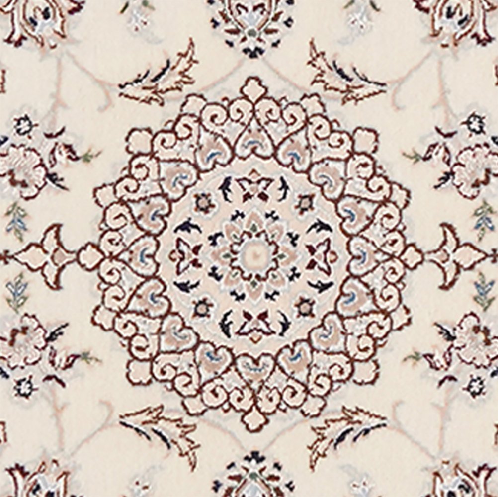 Nain 6La — Hand-knotted, 77x113 cm, Beige, 100% Virgin Wool | View 4