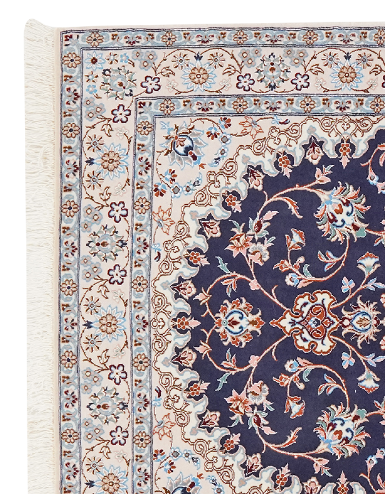 Nain 6La — Handgefertigt, 150x103 cm, Beige, 100% Virgin Wool | View 4