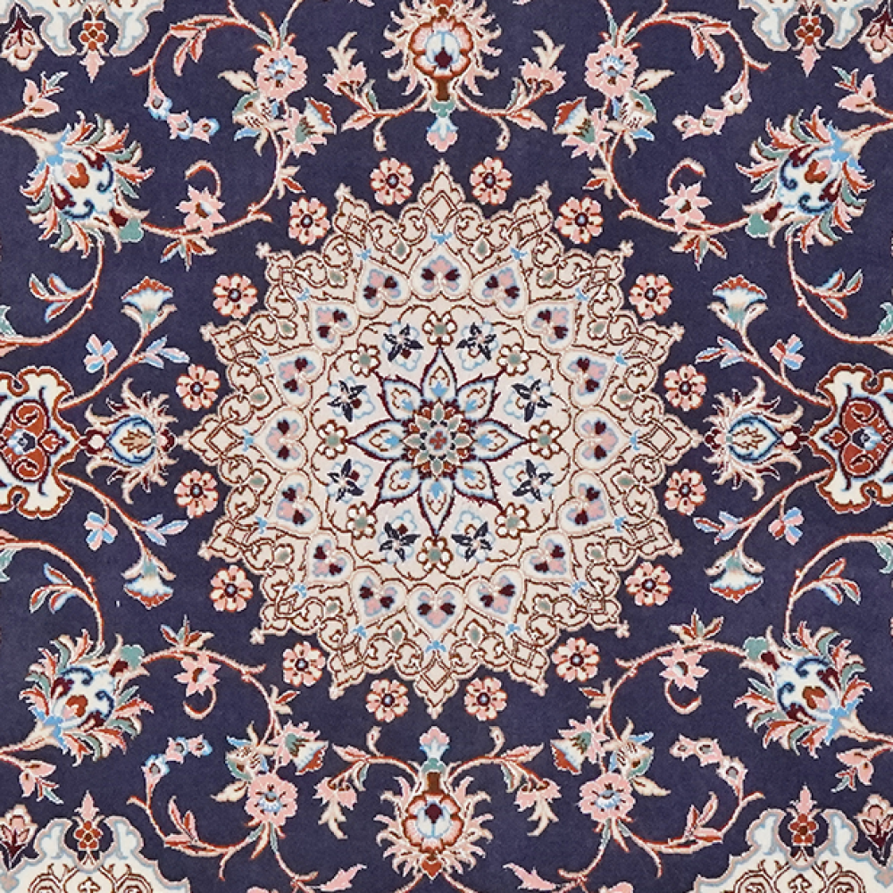 Nain 6La — Handgefertigt, 150x103 cm, Beige, 100% Virgin Wool | View 5