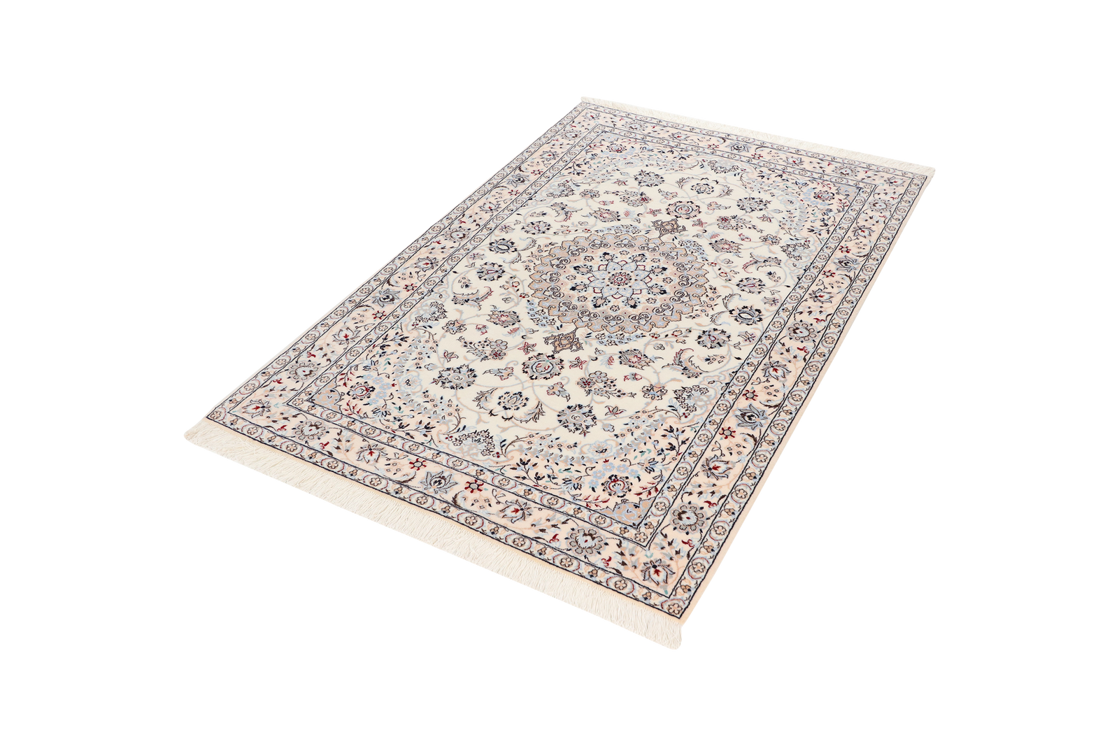 Nain 6La — Handgefertigt, 158x105 cm, Beige, 100% Virgin Wool | View 6