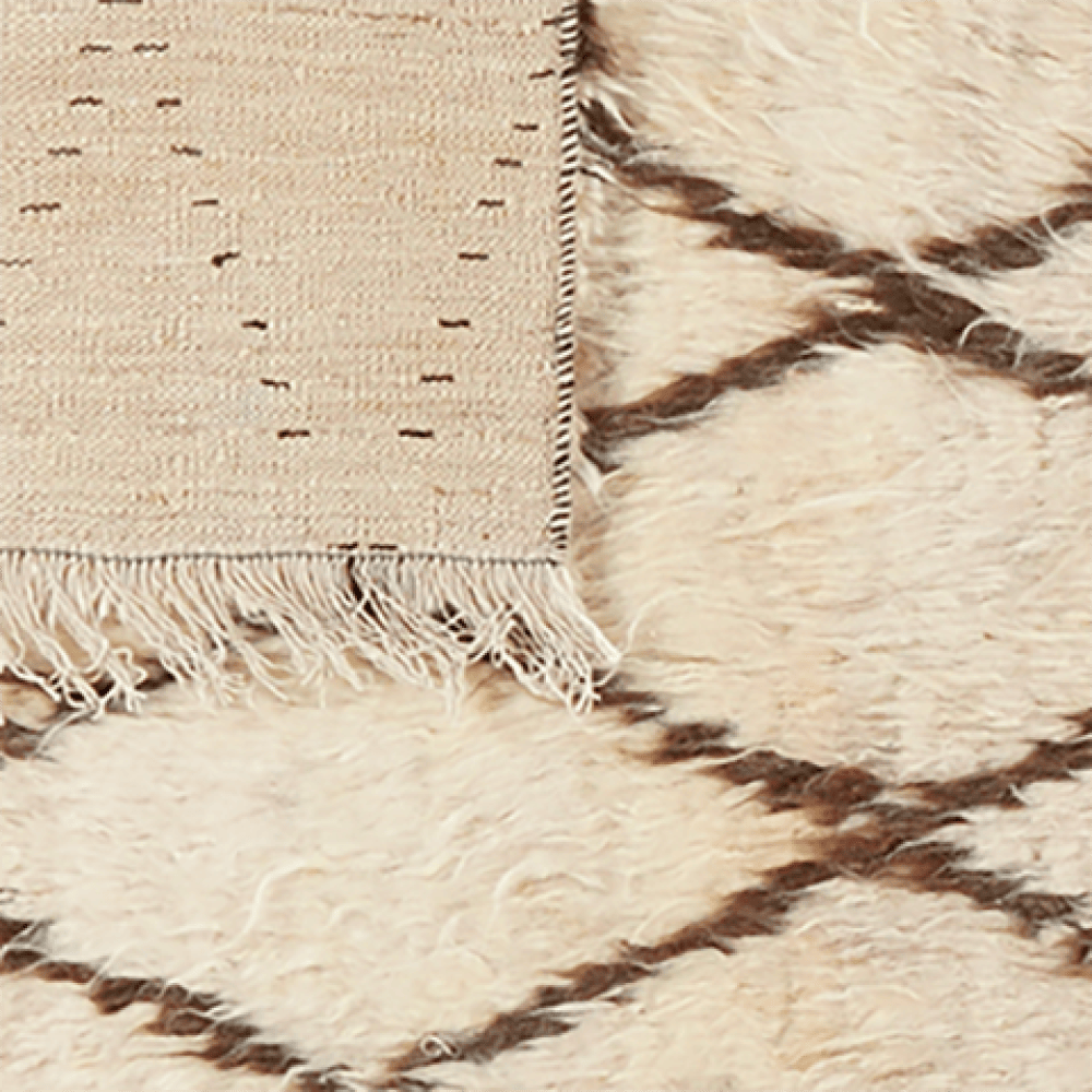 Gabbeh — Hand-knotted, 144x200 cm, Beige, 100% Virgin Wool | View 6