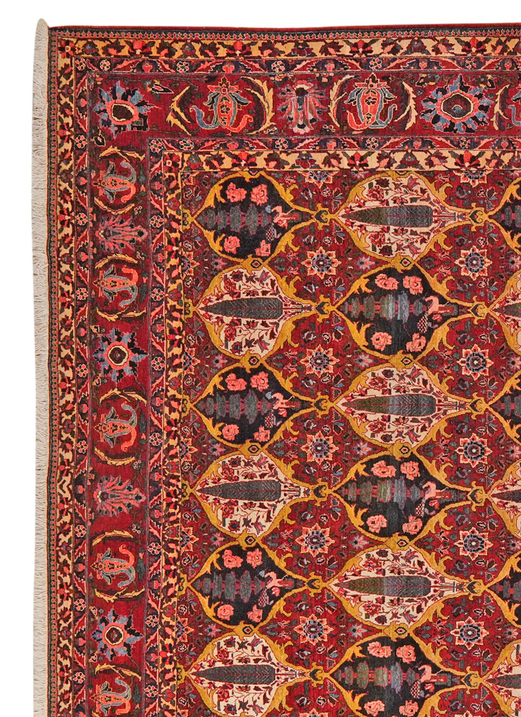 Bakhtiar — Hand-knotted, 320x429 cm, Red, 100% Virgin Wool | View 3
