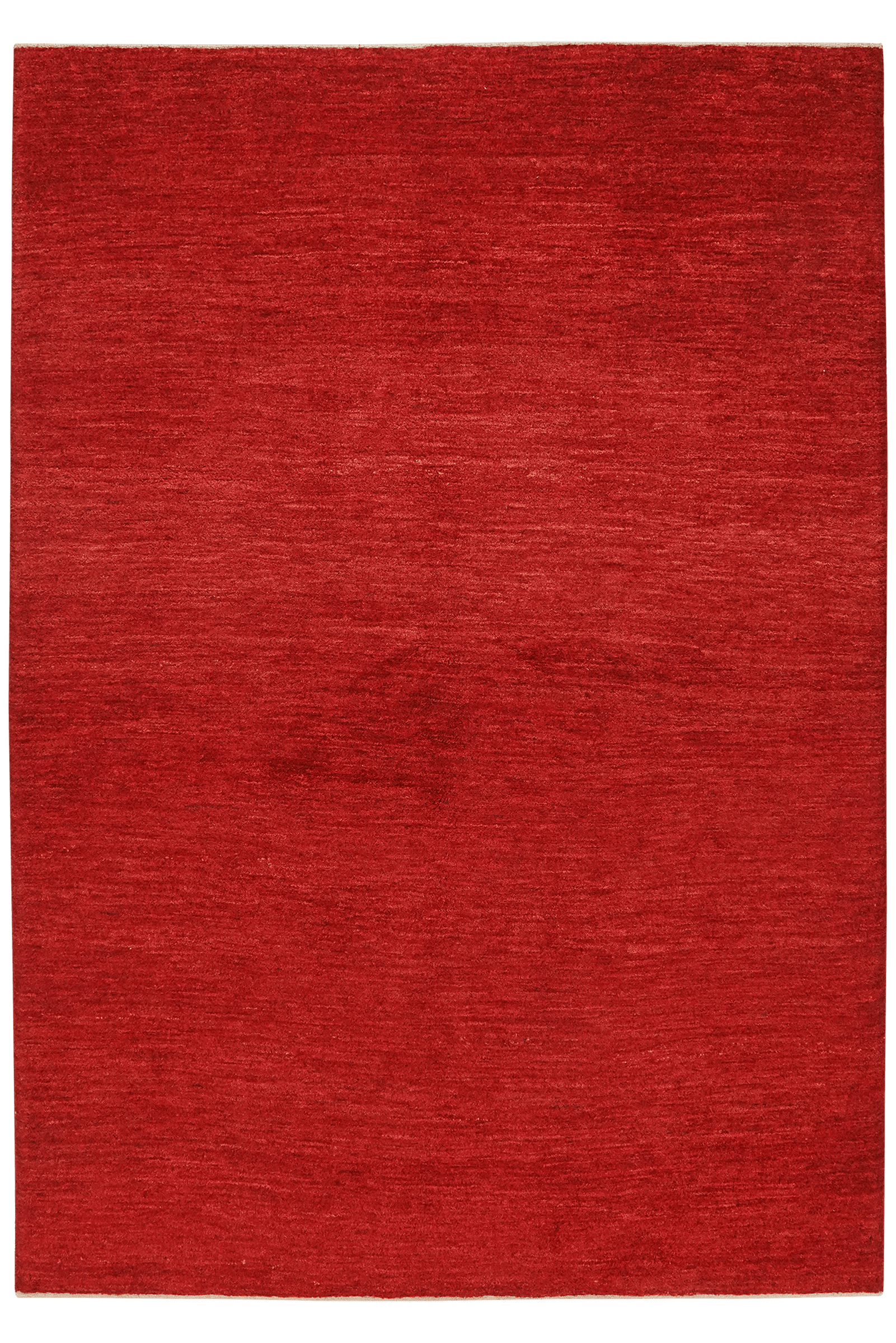 Rizbaf — Hand-knotted, 162x234 cm, Red, 100% Virgin Wool | Main view