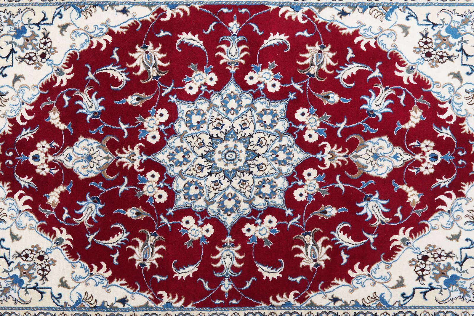 Nain 12La — Hand-knotted, 166x237 cm, Red, 100% Virgin Wool | View 4
