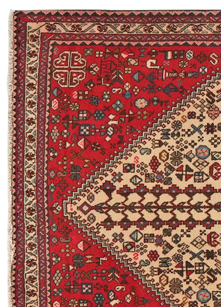 Abadeh — Hand-knotted, 109x166 cm, Beige, 100% Virgin Wool | View 3