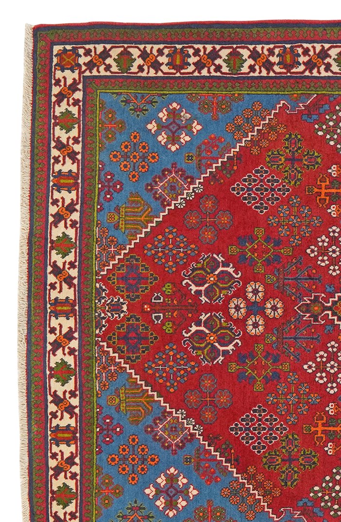 Meymeh — Hand-knotted, 121x172 cm, Red, 100% Virgin Wool | View 3