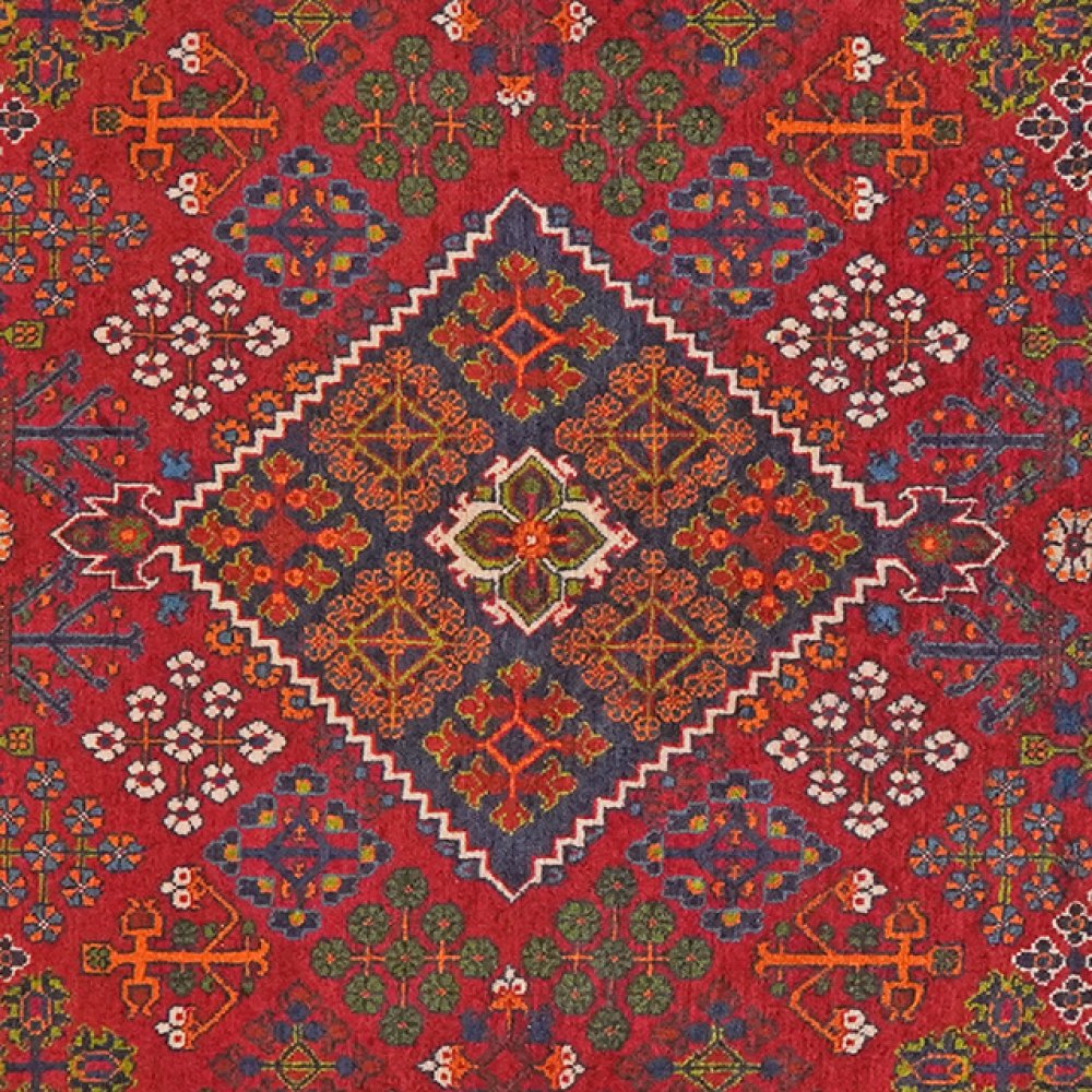 Meymeh — Hand-knotted, 121x172 cm, Red, 100% Virgin Wool | View 4