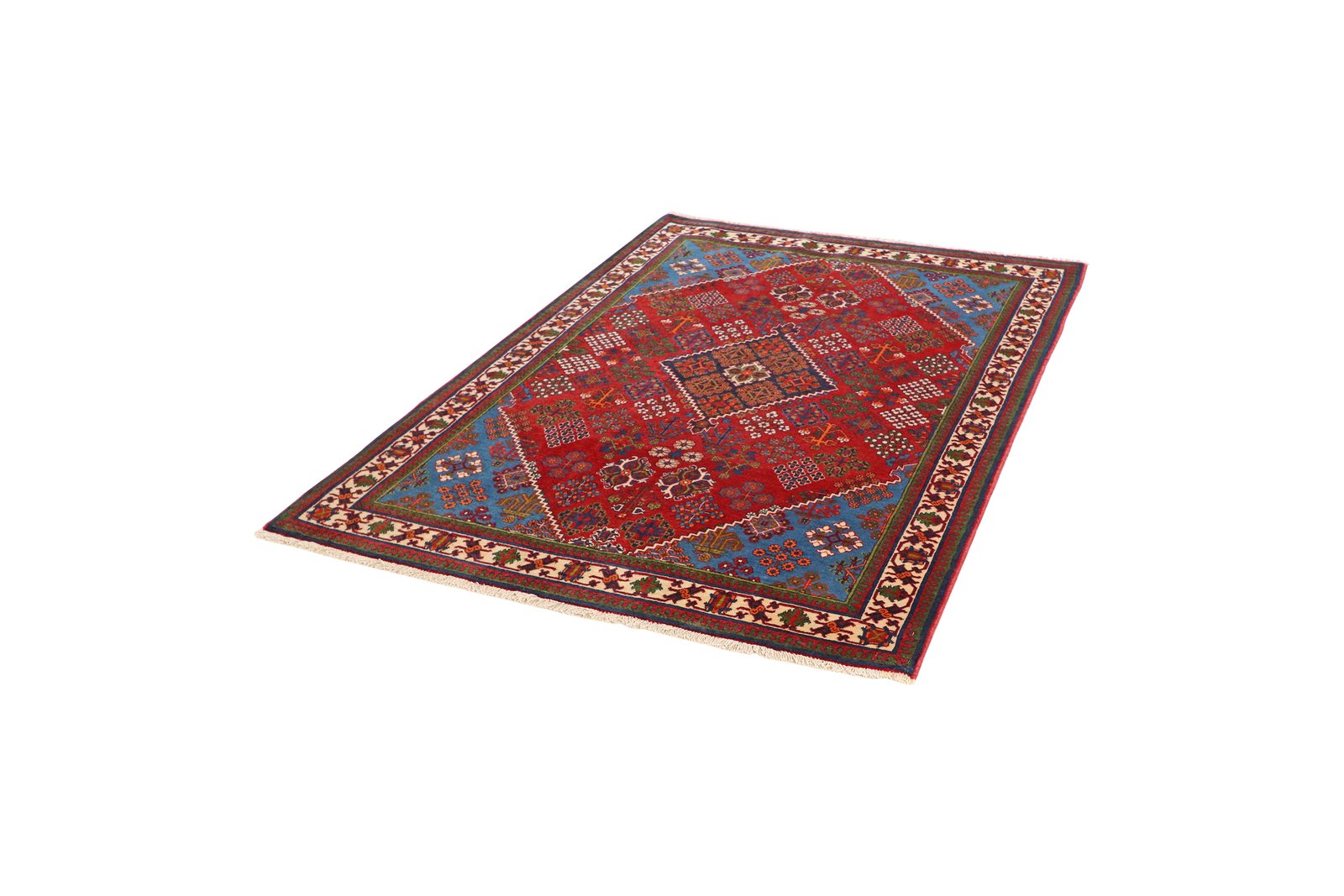 Meymeh — Hand-knotted, 121x172 cm, Red, 100% Virgin Wool | View 5