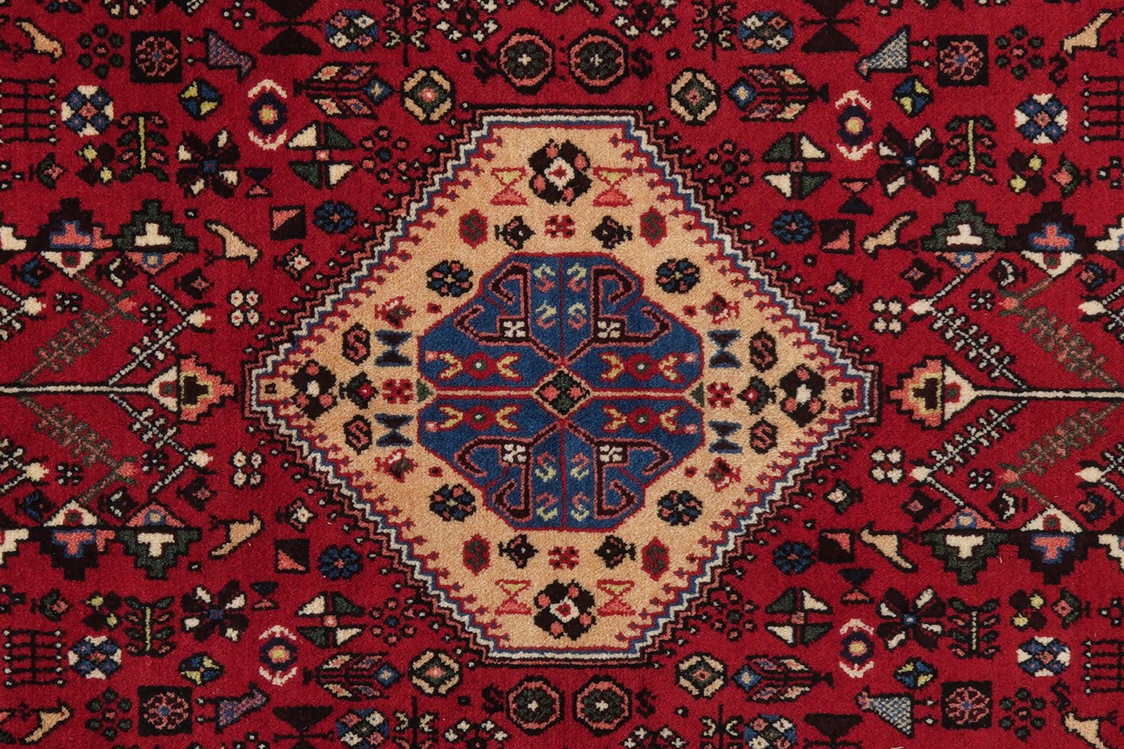Abadeh — Hand-knotted, 203x310 cm, Red, 100% Virgin Wool | View 7