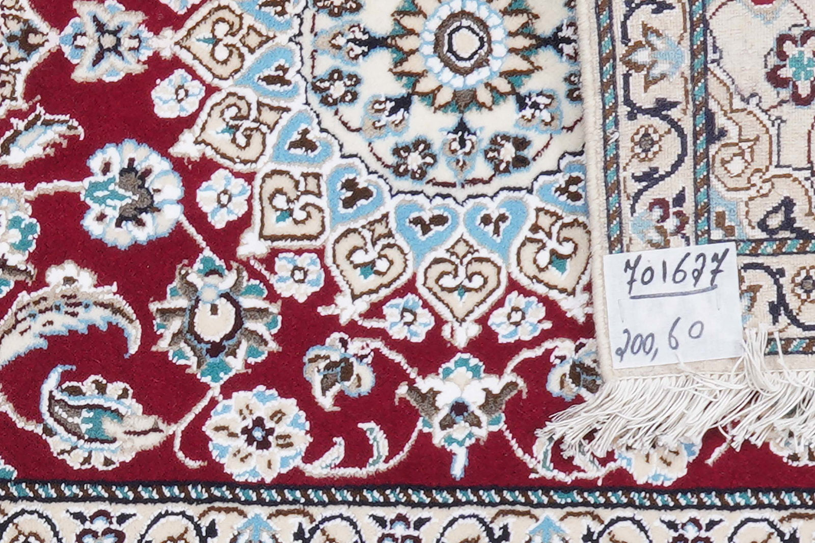 Nain 9La — Handgefertigt, 200x60 cm, Beige, 100% Virgin Wool | View 6