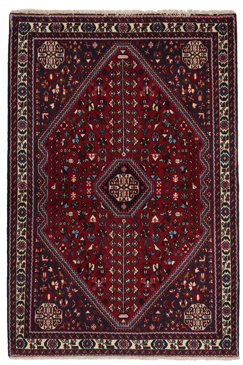 Abadeh — Handgefertigt, 154x105 cm, Beige, 100% Virgin Wool | Main view