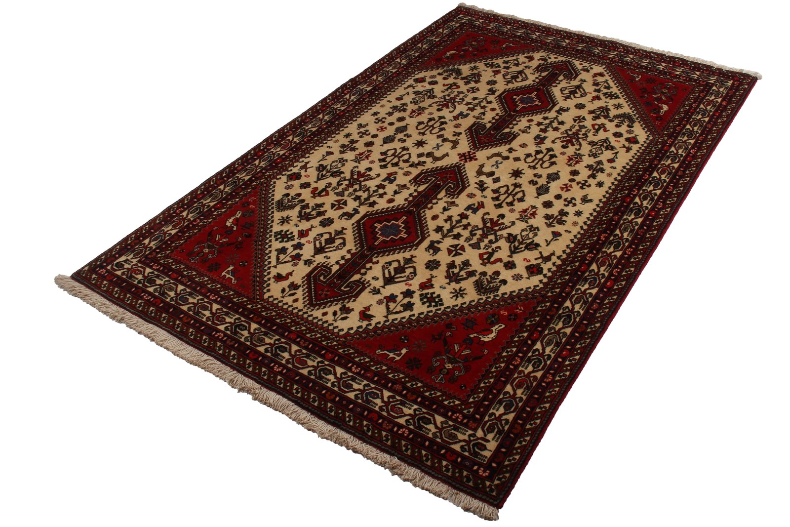 Nasrabad — Hand-knotted, 138x219 cm, Beige, 100% Virgin Wool | View 8