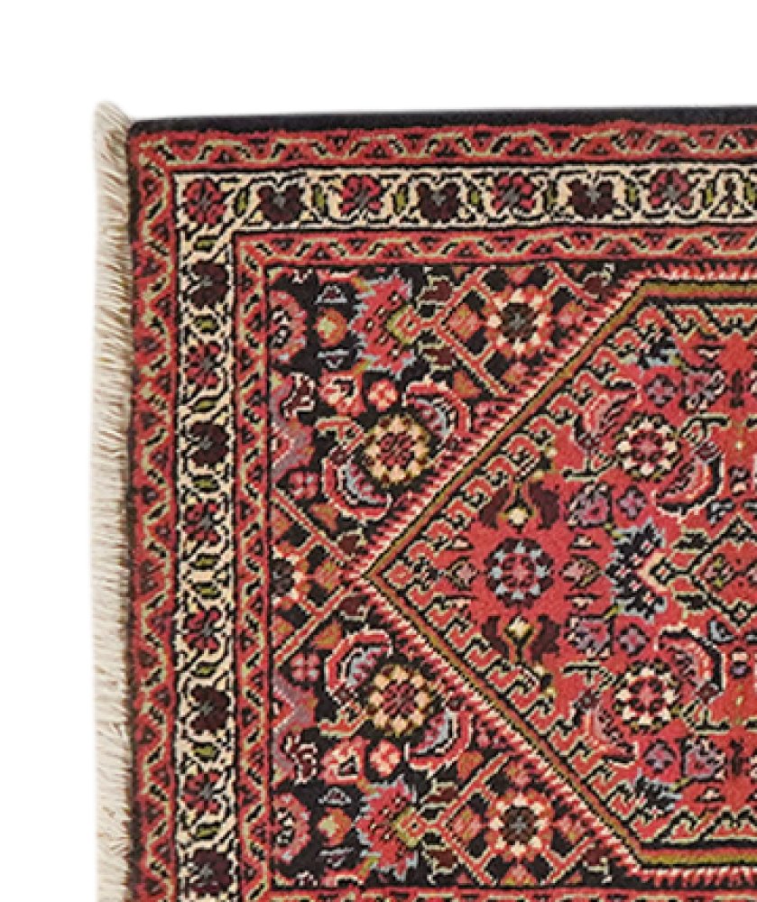 Bidjar Zandjan — Hand-knotted, 45x61 cm, Blue, 100% Virgin Wool | View 3