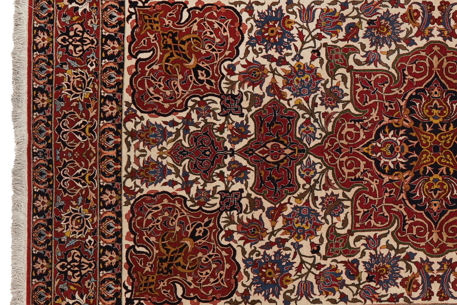Isfahan — Hand-knotted, 144x240 cm, Brown, 100% Virgin Wool | View 3